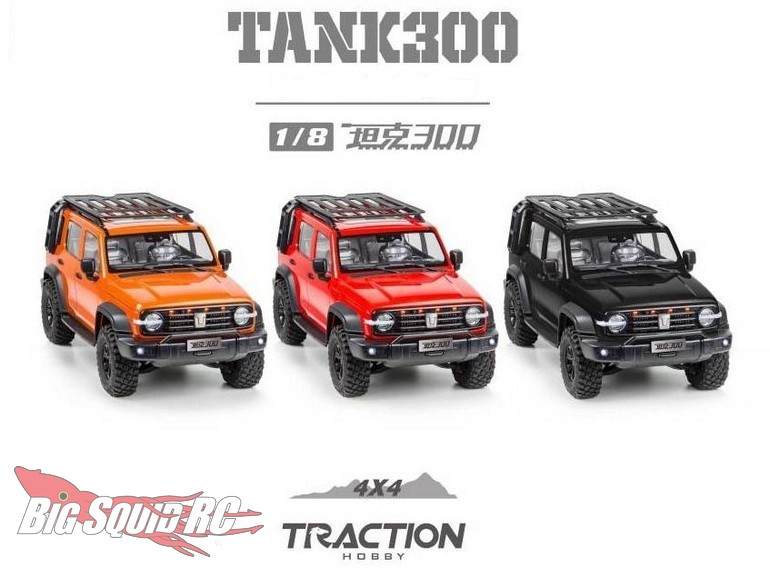 Traction Hobby Announces 1/8 Tank 300 Version 2 « Big Squid RC
