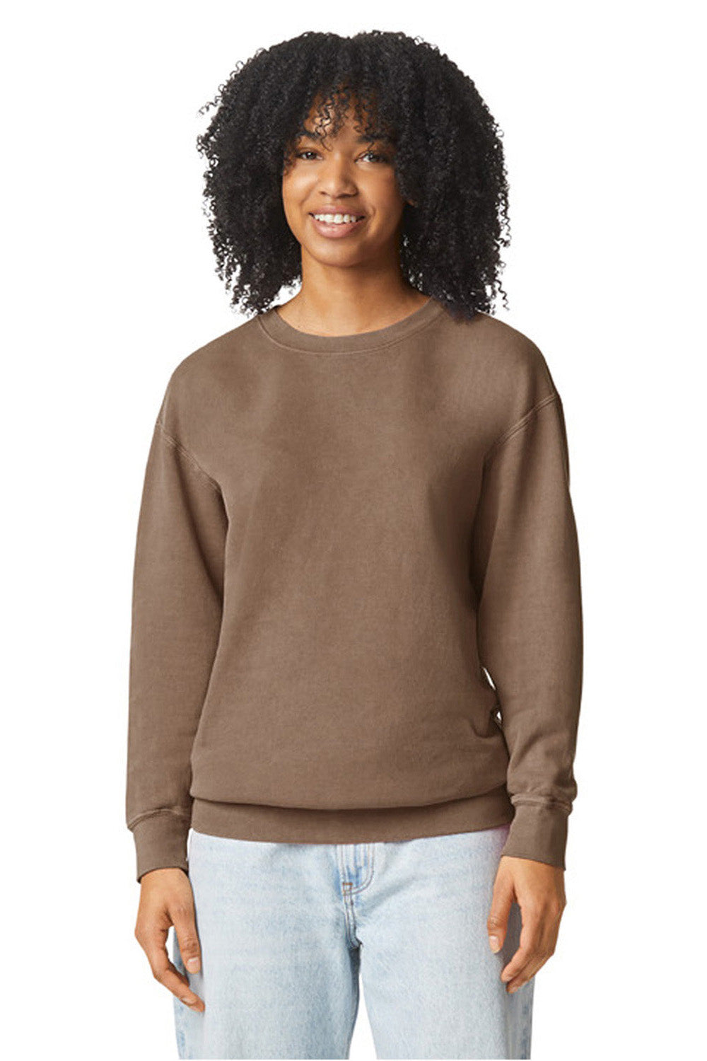 Comfort Colors 1466 Mens Espresso Brown Garment Dyed Fleece