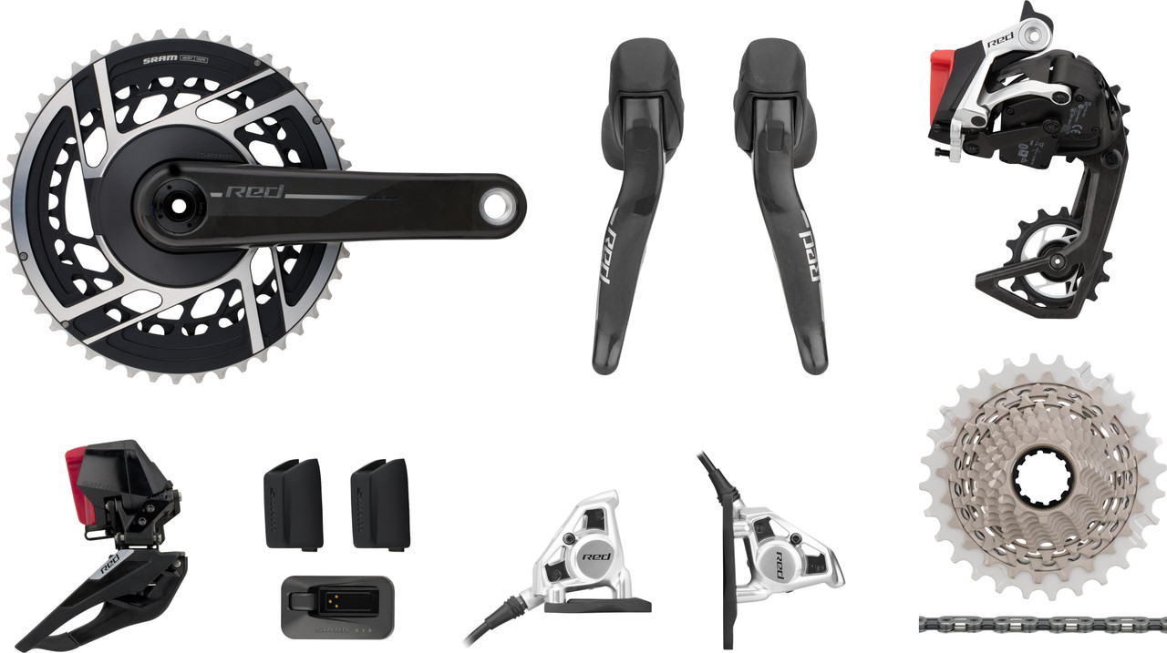 SRAM Red E1 AXS HRD FM groupset 2x12-speed 33-46 | bike-components