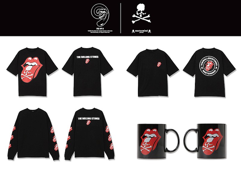 ザ・ローリング・ストーンズxA BATHING APE、コラボTシャツ＆ラグラン