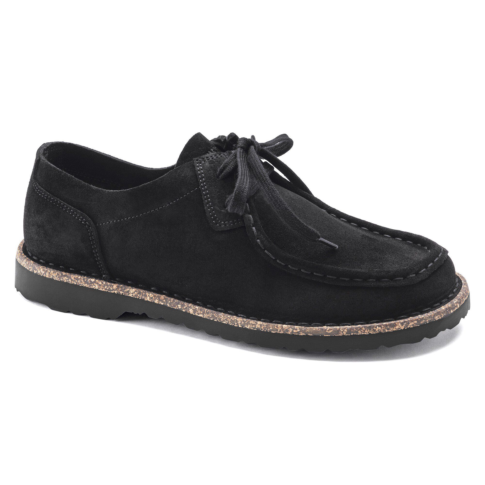 Pasadena III Suede Leather in Color Black | BIRKENSTOCK US
