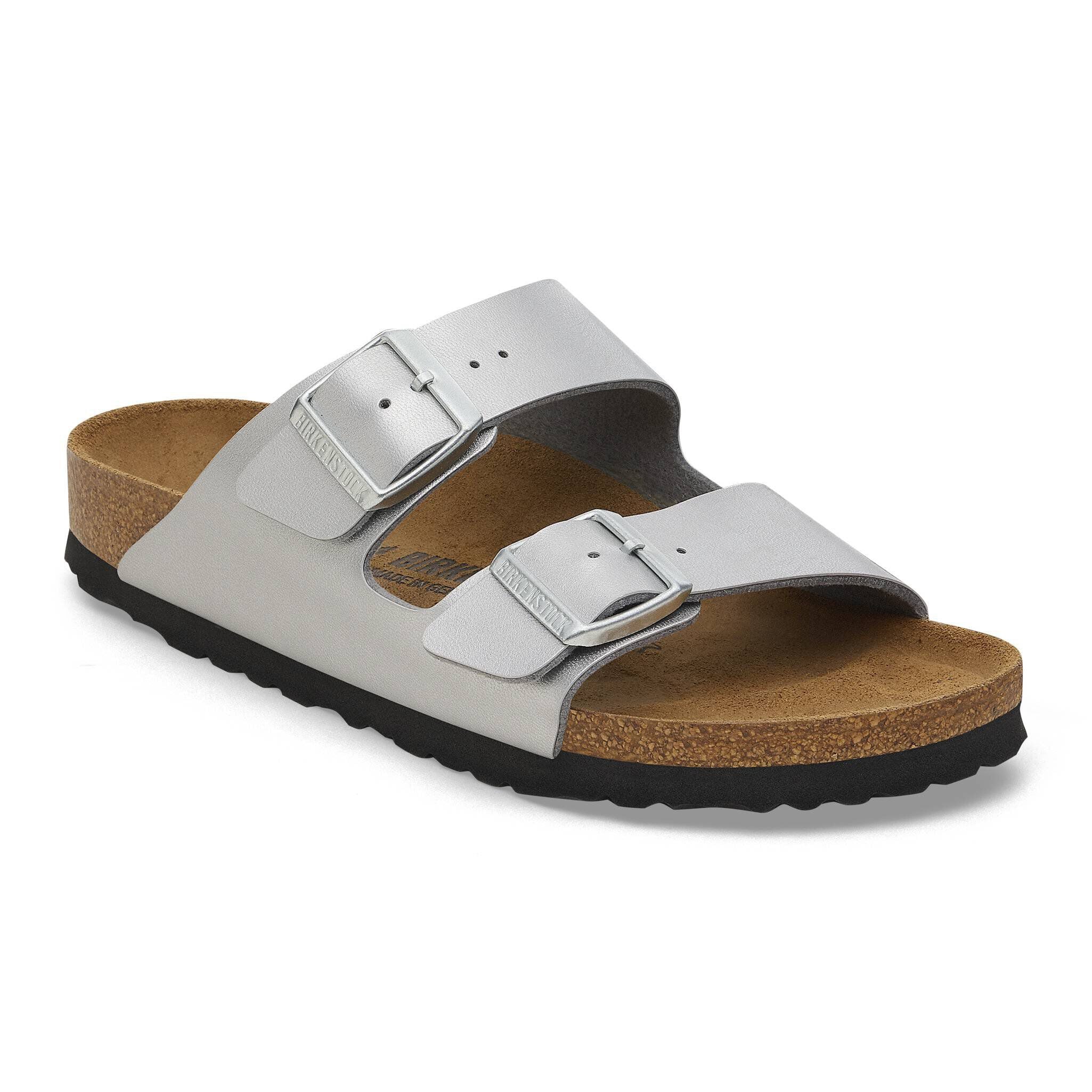 Arizona Birko-Flor in Color Silver | BIRKENSTOCK US
