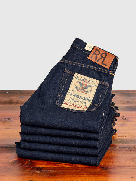 15oz Rinsed Selvedge Denim - Straight Fit – Blue Owl Workshop