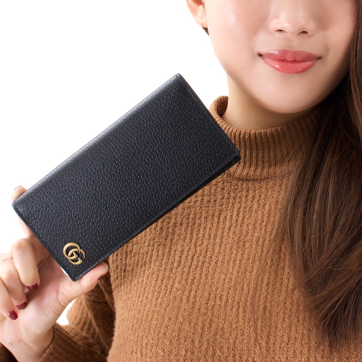 グッチ 長財布 財布 メンズ レディース GGマーモント MARMONT ブラック