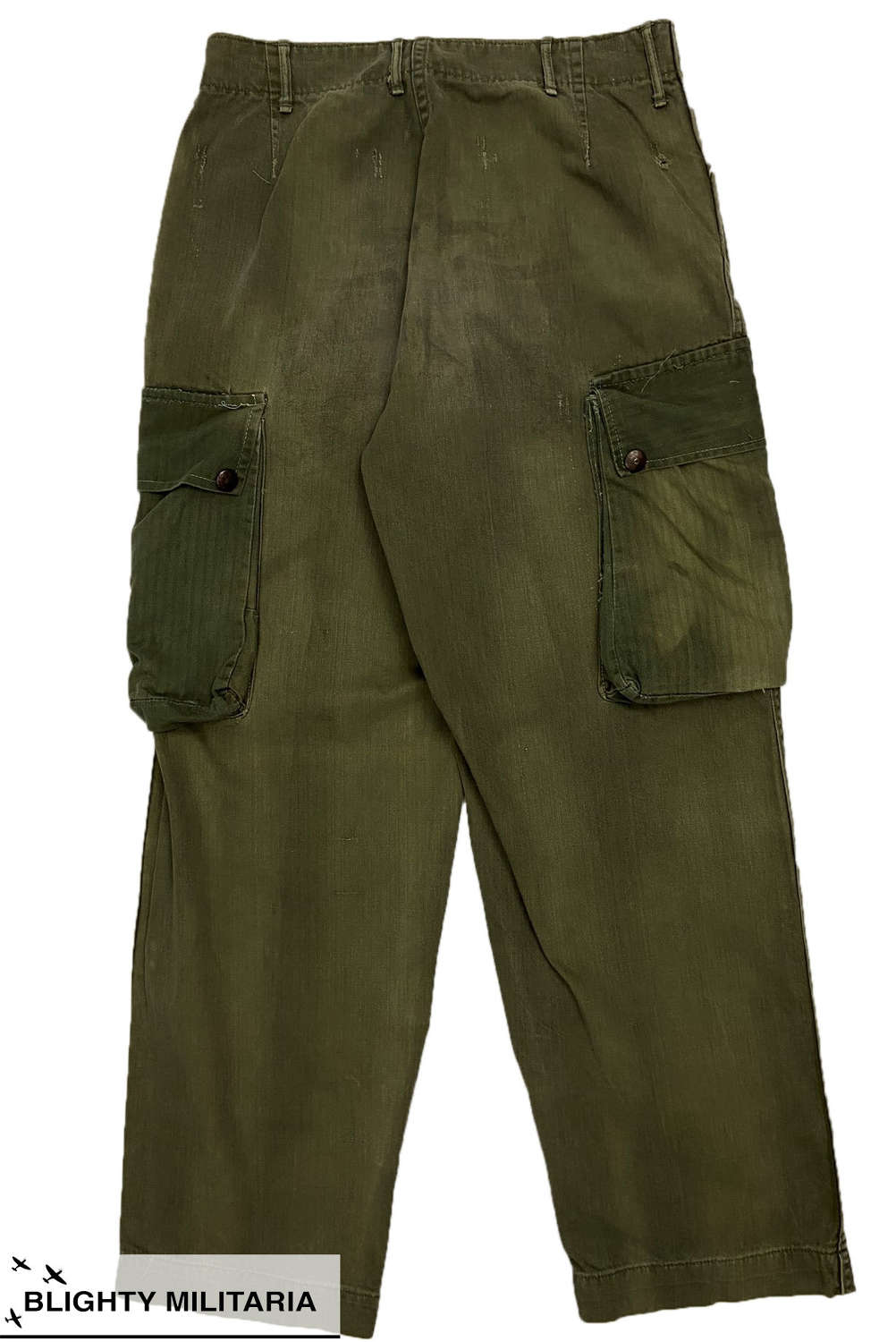 Original USMC P47 HBT Trousers - French Converted