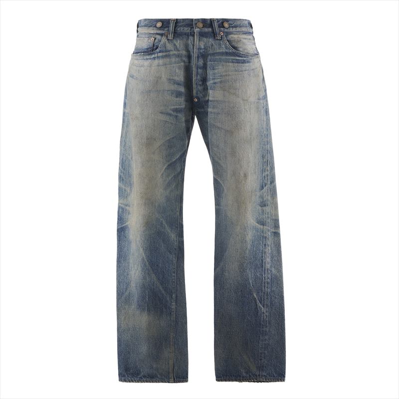 SAINT Mxxxxxx x BerBerJin BB_DENIM PNT 5PKTS DAMAGE Blue