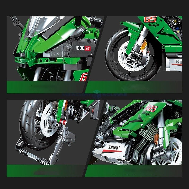 JIESTAR JS-58053 | 2304 Pcs JieStar 58053 KAWASAKI NINJA 1000SX