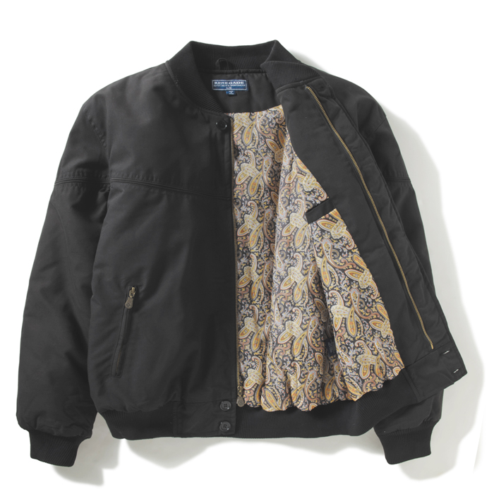 RENEGADE RENEGADE SPORTSWEAR PADDED NYLON LINED DERBY JACKET