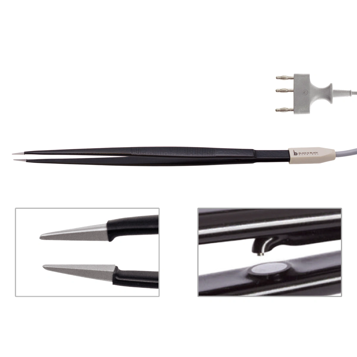 Tebbetts Monopolar Forceps | Black & Black Surgical