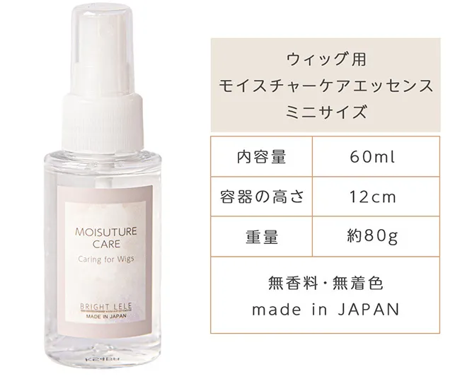 日本製エッセンス付きケアセット(ケア用品)｜ウィッグのことなら