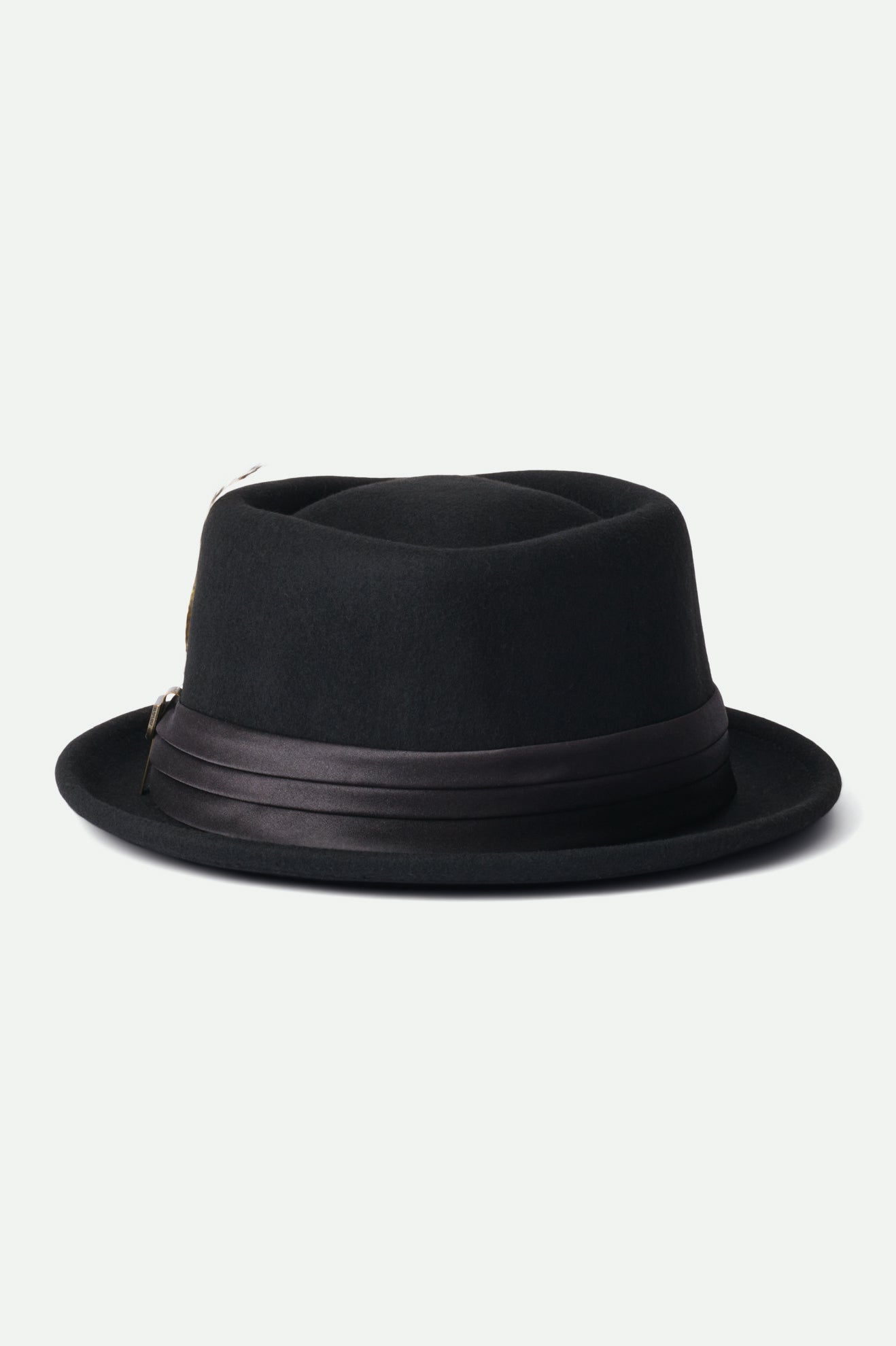 Unisex Stout Pork Pie in Black/Black – Brixton