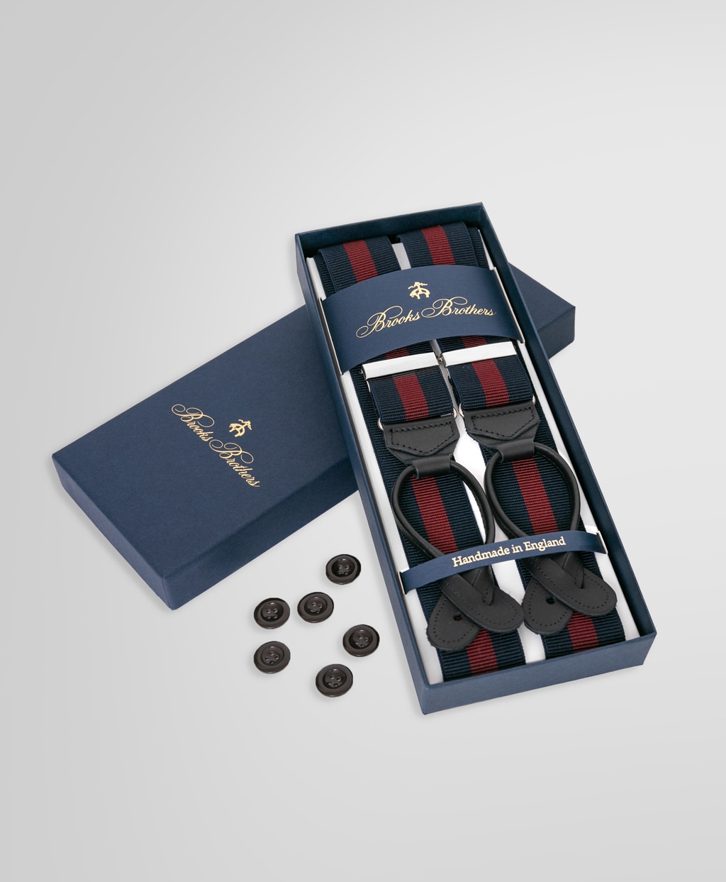 ポリエステルストレッチ ストライプサスペンダー | Brooks Brothers