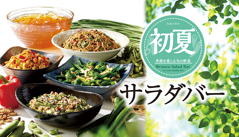 2025年【期間限定】初夏サラダバー ステーキ・ハンバーグのブロンコビリー