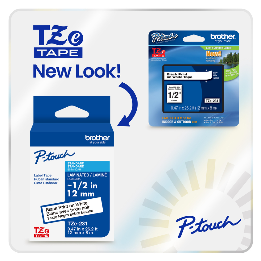 TZEFX261 | LabelMakersPrinters | By Brother