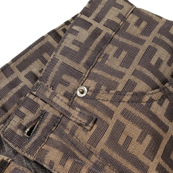 フェンディ(FENDI)フェンディ ズッカ柄 パンツ 衣料品 ボトムス