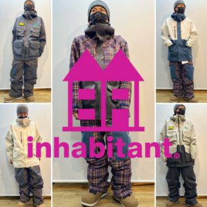 新品】インハビタント スノーボードウェア上下セット サイズS