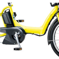 小柄なママでも安心の低床設計＞ 3人乗り(幼児2人同乗)対応 子乗せ