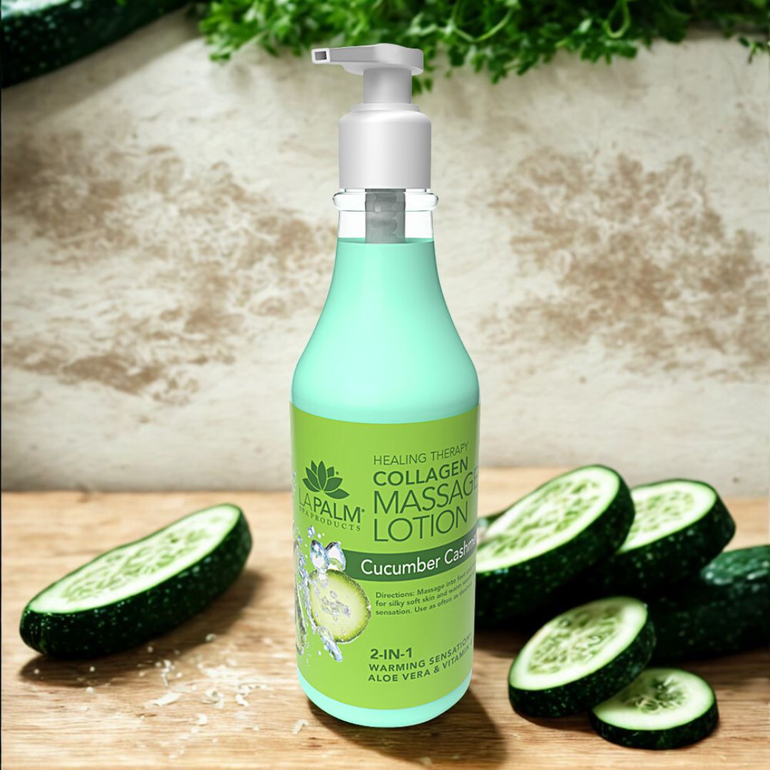 Healing Therapy Massage Lotion Cucumber Cashmere - La Palm