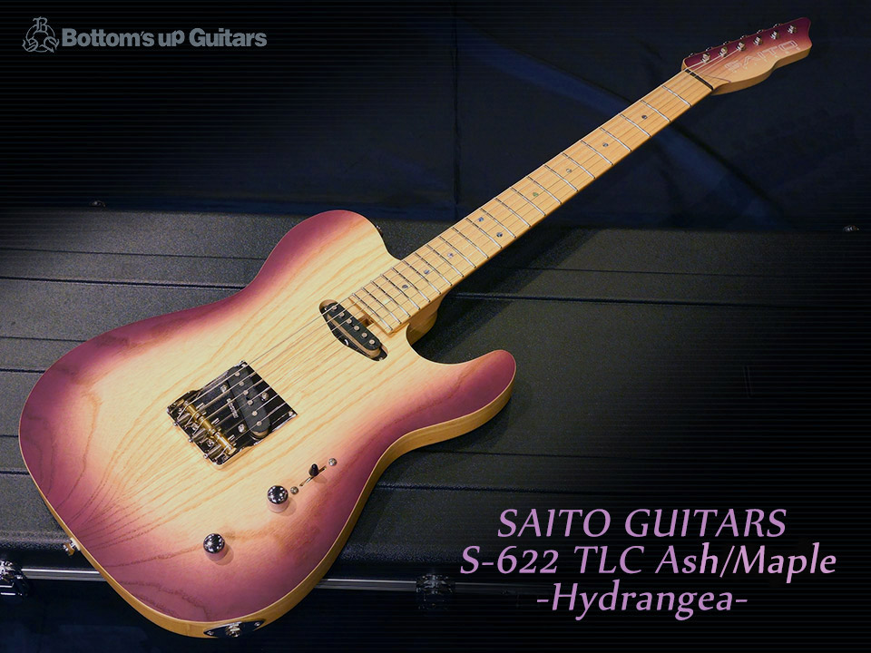 SAITO GUITARS S-622TLC Ash/Maple - Hydrangea - 齋藤楽器工房 製品
