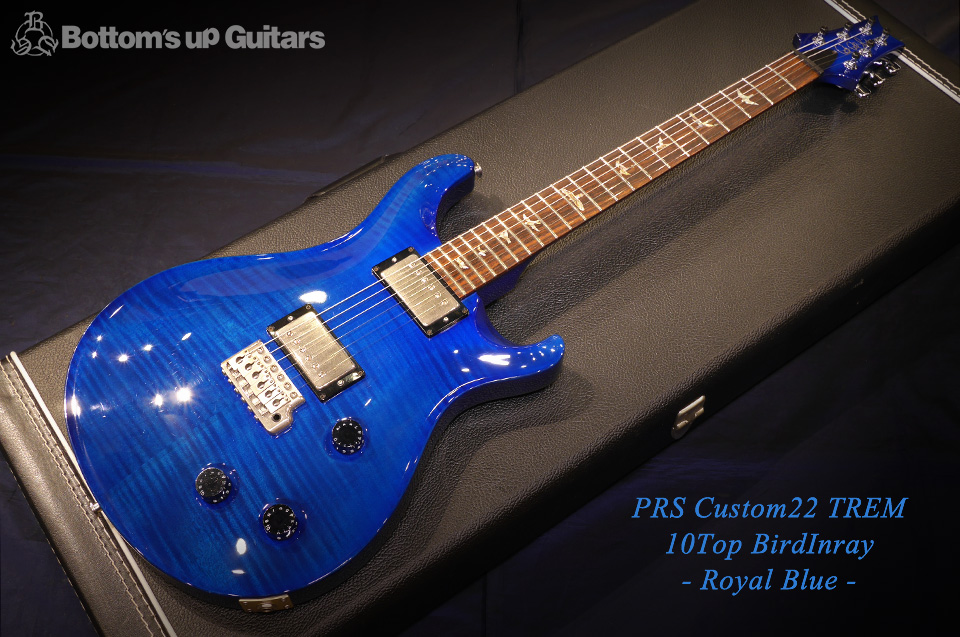 PRS Custom22 Trem 10Top Bird -Royal Blue- フォトギャラリー