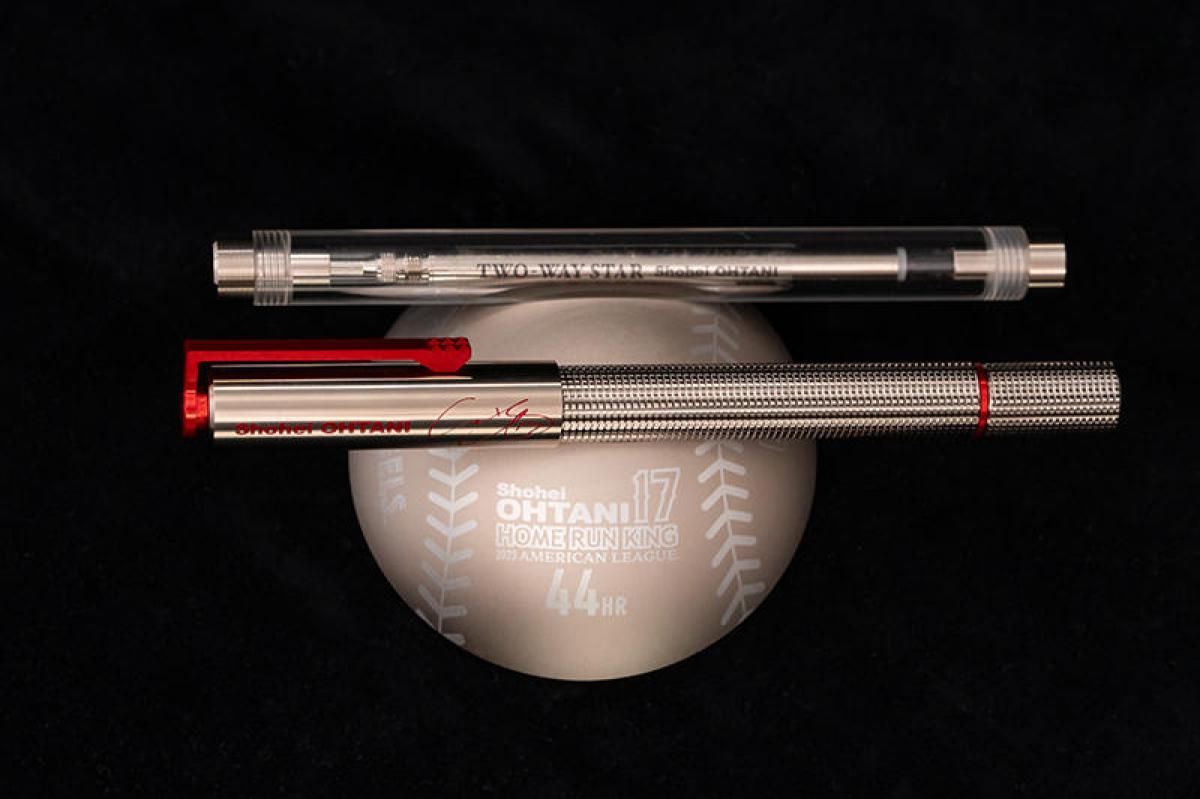 新製品】大谷翔平選手ホームラン王＆MVP獲得記念ペンを限定販売｜