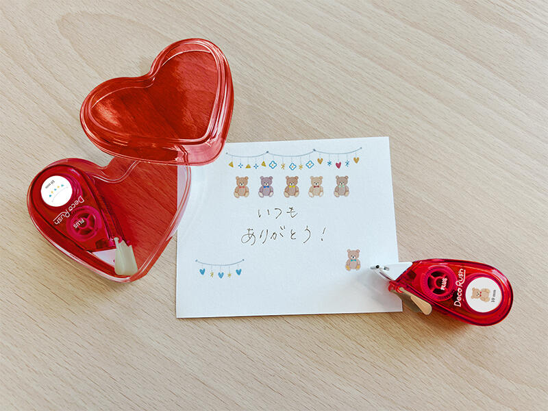 新製品】2柄を組み合わせて楽しむ手帳デコ「デコラッシュ限定ハート