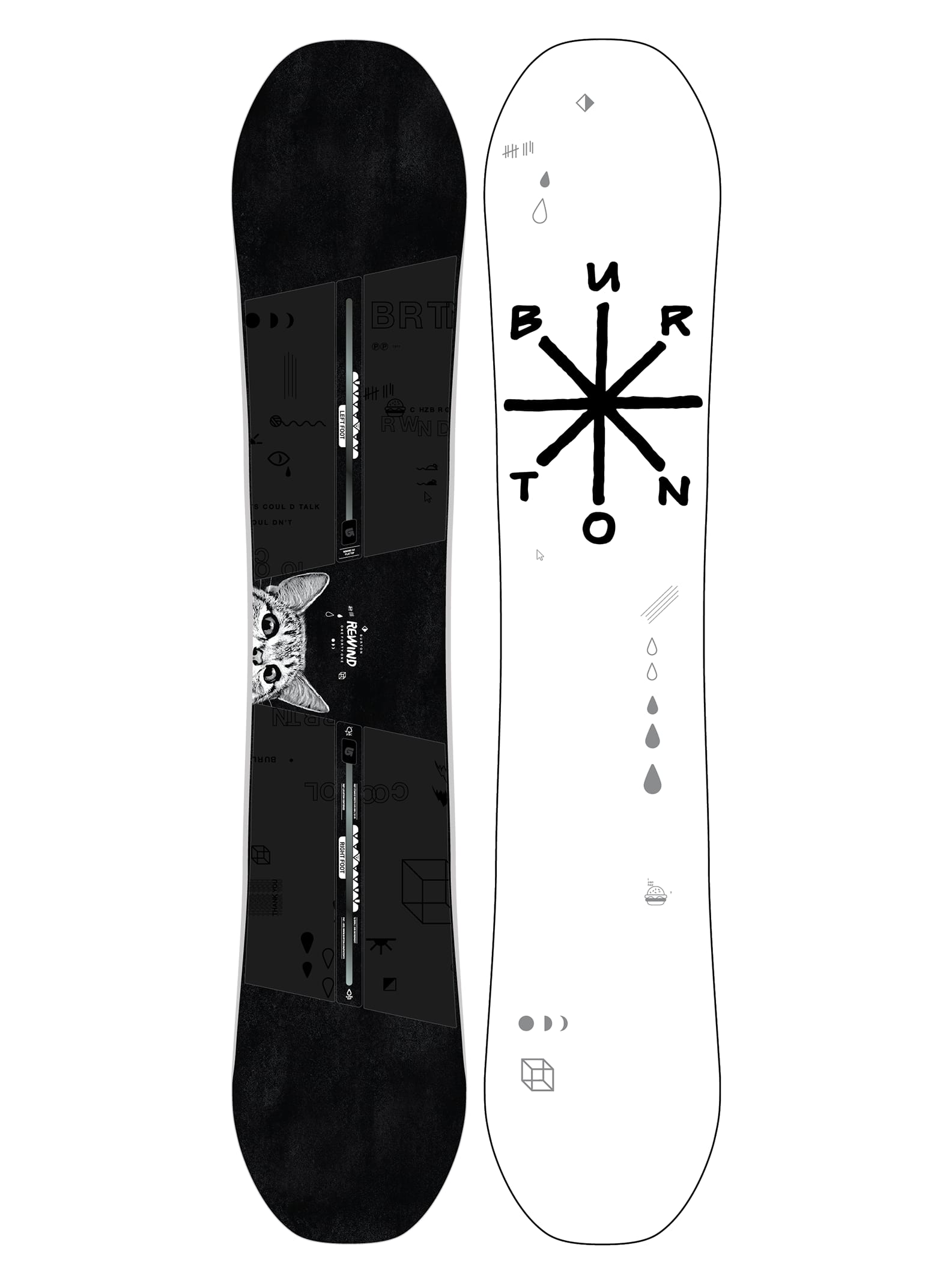 BURTON 看板 2枚セット BURTON 看板 Burton Toe Sliders (Pair