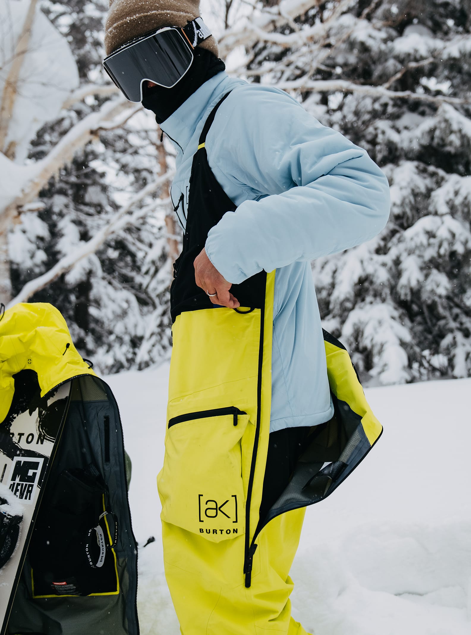 メンズ [ak] タスク Pro 3L GORE-TEX ハイトップ ビブパンツ | Burton