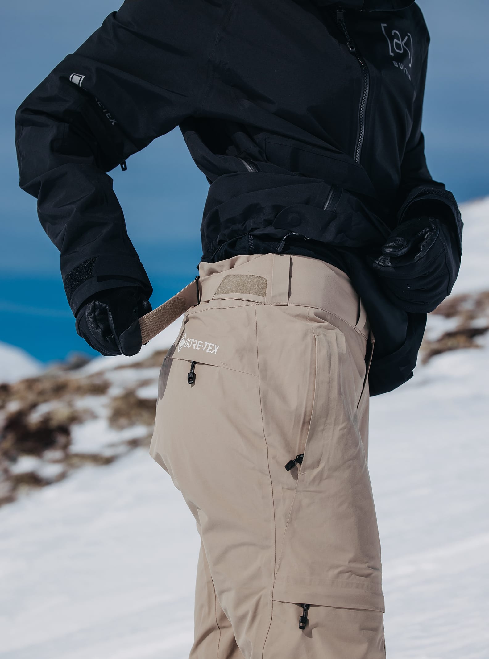 BURTON BURTON バートン スノボパンツ レディース Lサイズ レッド 赤