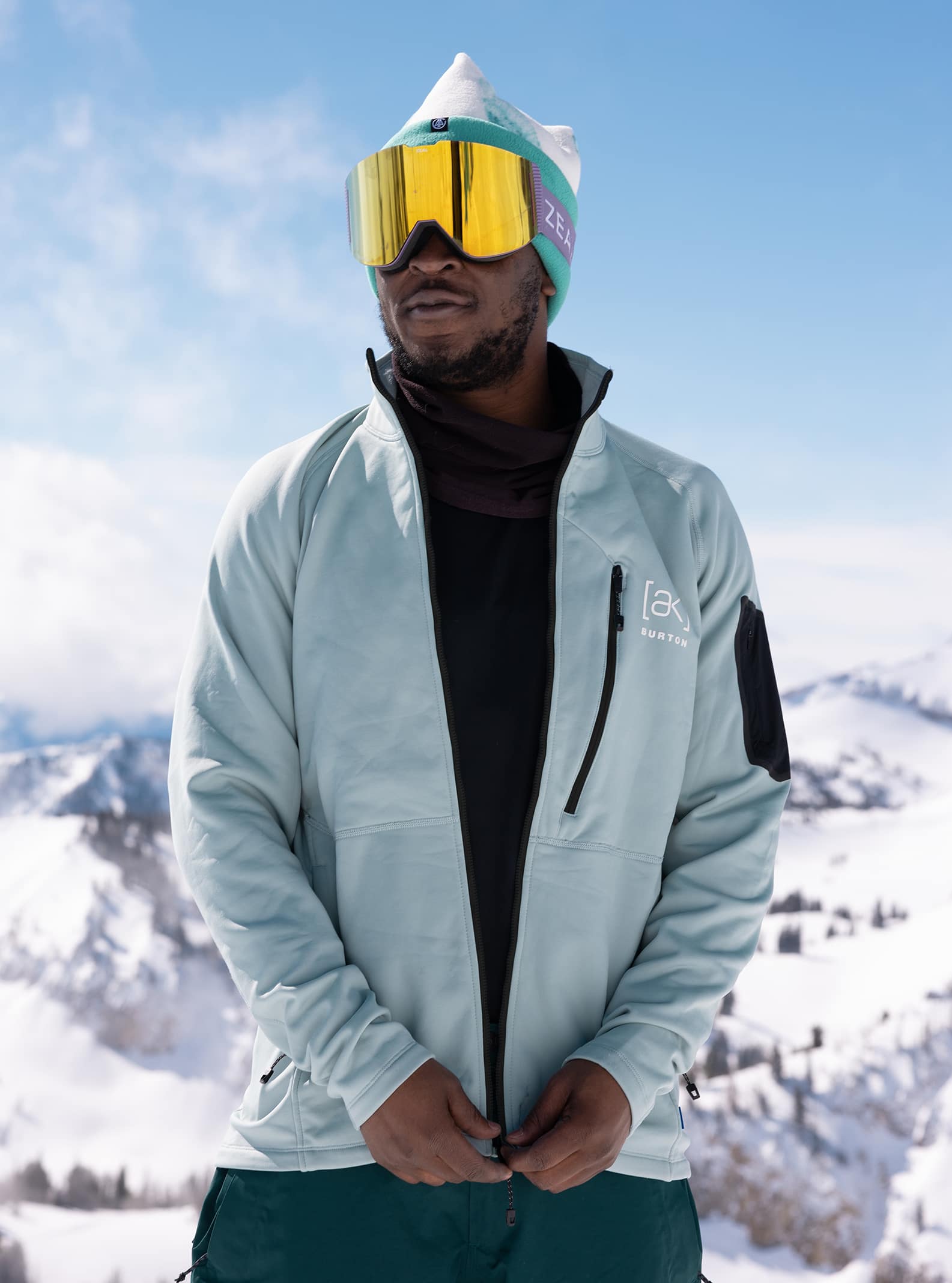 Men's Burton [ak] Baker Stretch Full-Zip Fleece Shirt | Burton.com