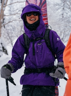 BURTON パープル スノーボードウェアセット Lサイズ BURTON パープル