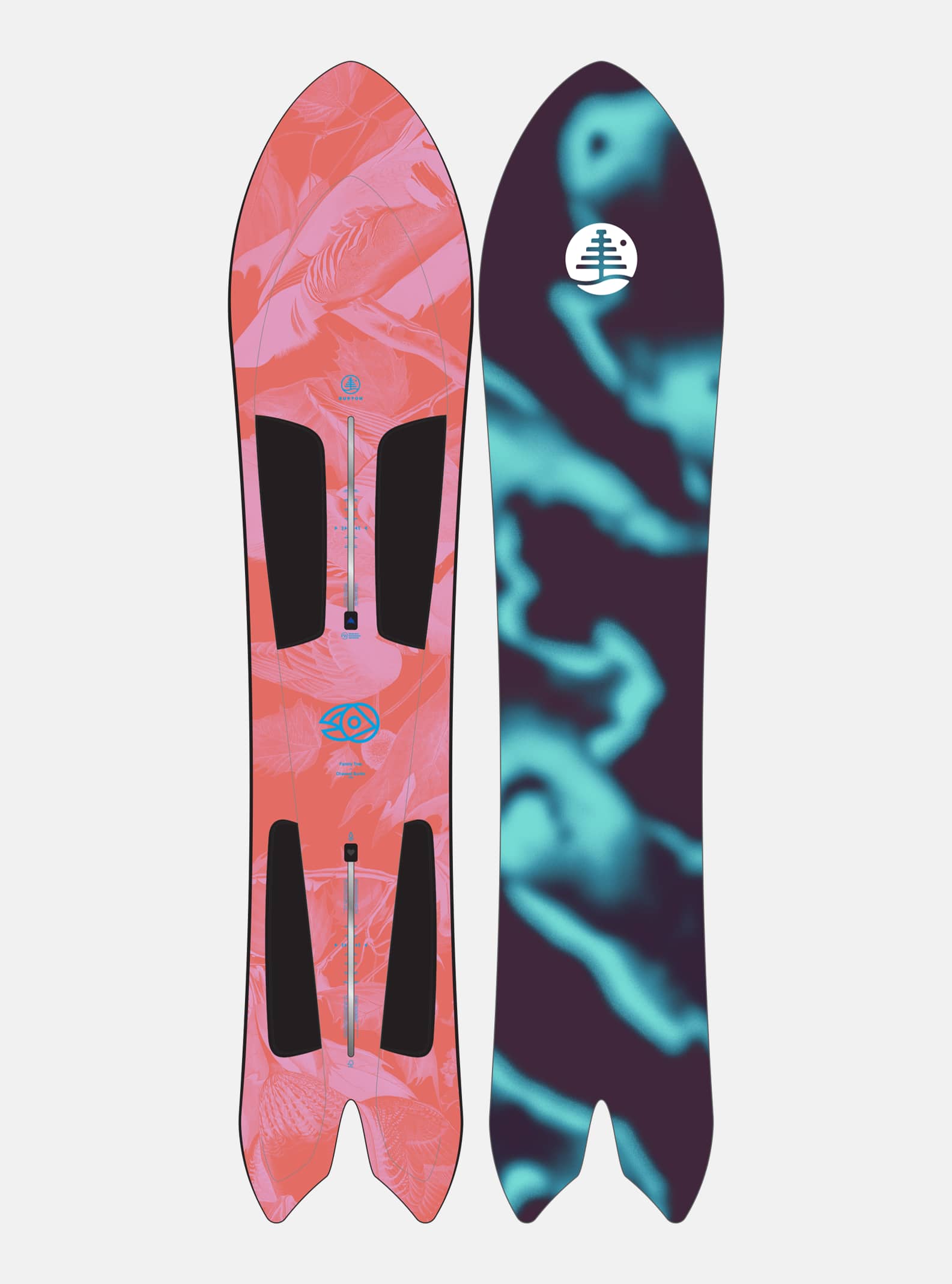 Burton Family Tree 3D Channel Surfer Flat Top Snowboard | Burton