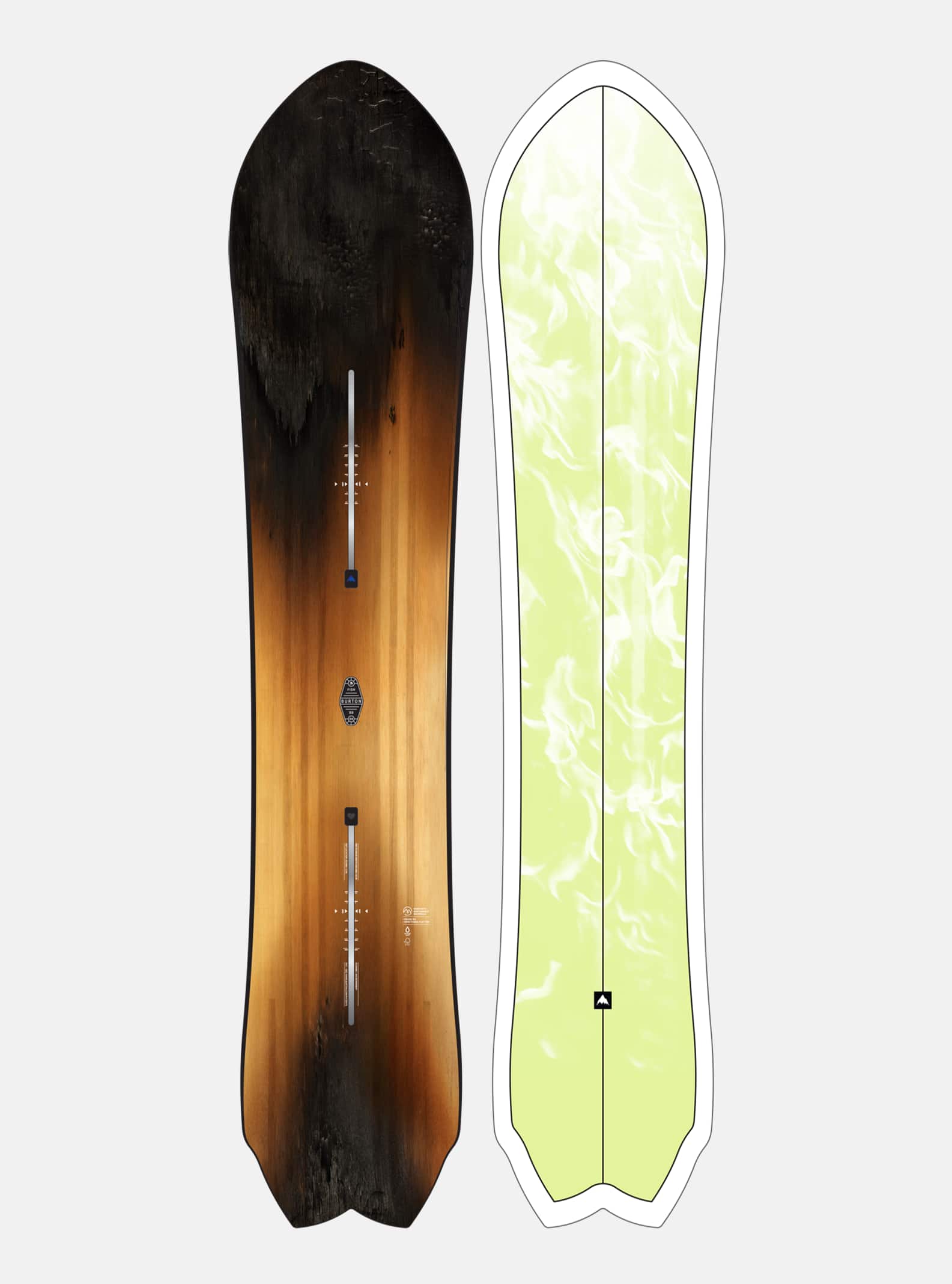 Burton 3D Fish Directional Flat Top Snowboard | Burton.com Winter