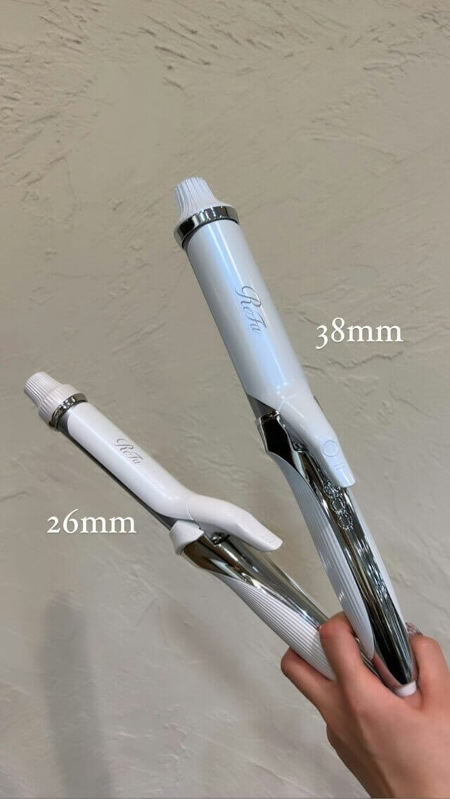 ReFaカールアイロン38mmが遂に発売！大きめの自然なカール感を出すのに