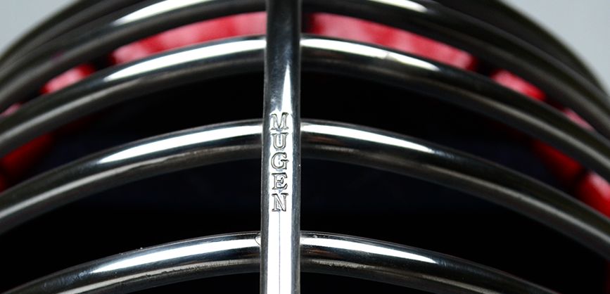 面】MUGEN 『赤無限 面』世界大会使用モデル（日本剣道製作所） 松尾武