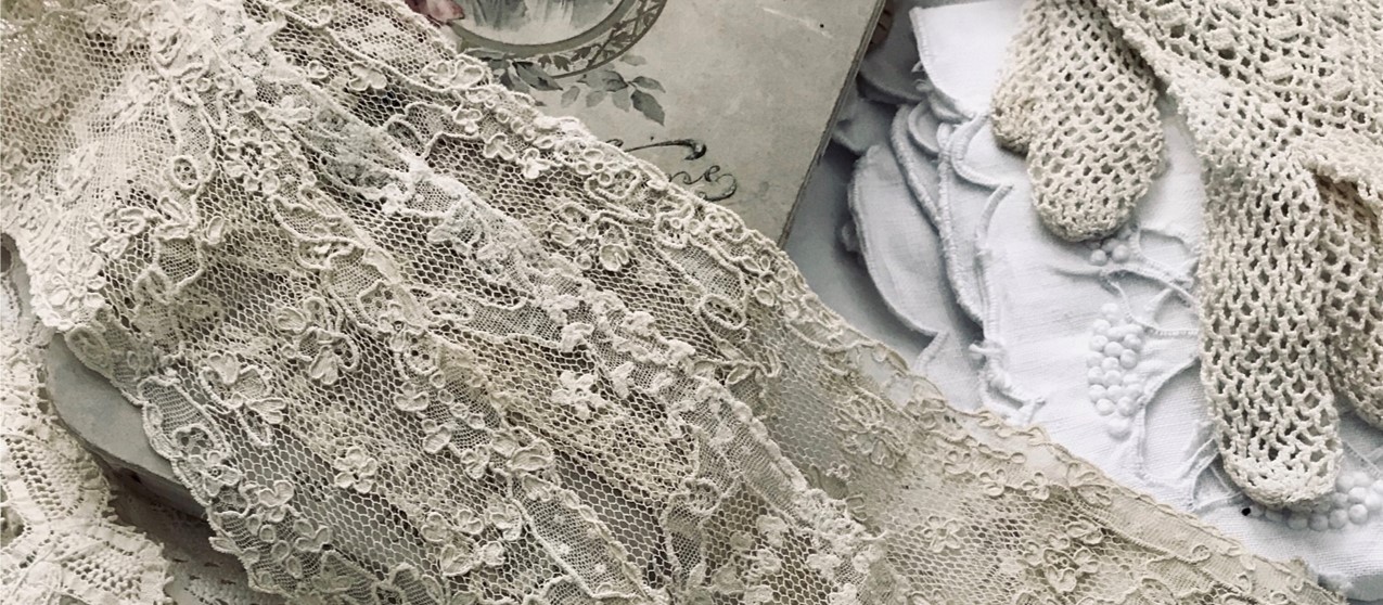 パリ発送】G-369 フランスアンティークコットンスカート/ペチコート