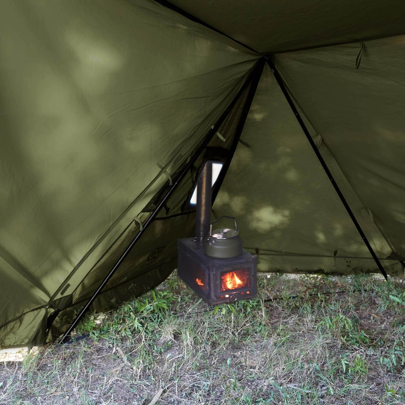 タイムセール中】G・G PUP/2.0パップテント専用の二又ポールと横接続