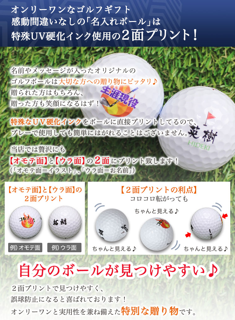 ダンロップ XXIO ゴルフボールギフト4点セット 名入れ ゴルフボール