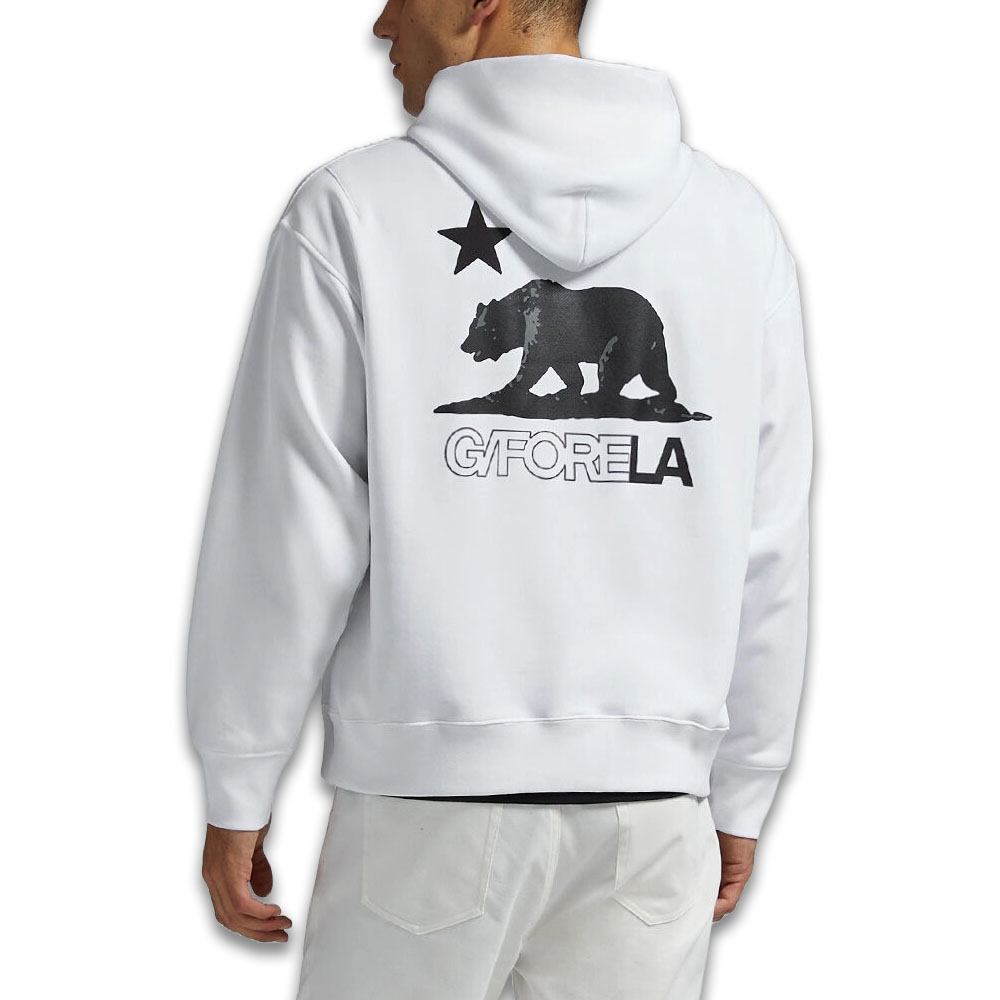 Gfore LA Oversized French Terry Golf Hoodie Snow - FA24 Men – Golfio