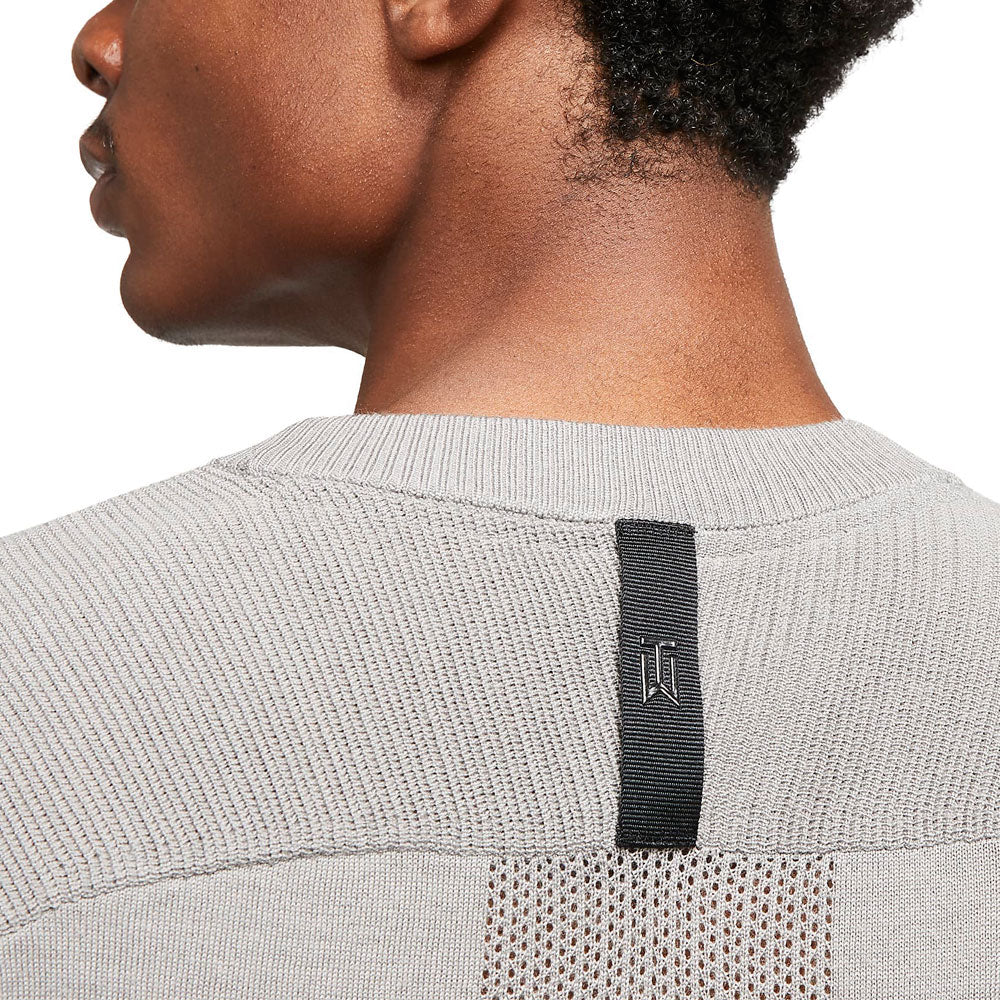 Nike Tiger Woods Knit Crew Golf Sweater Dust/Black - SP21 Men – Golfio