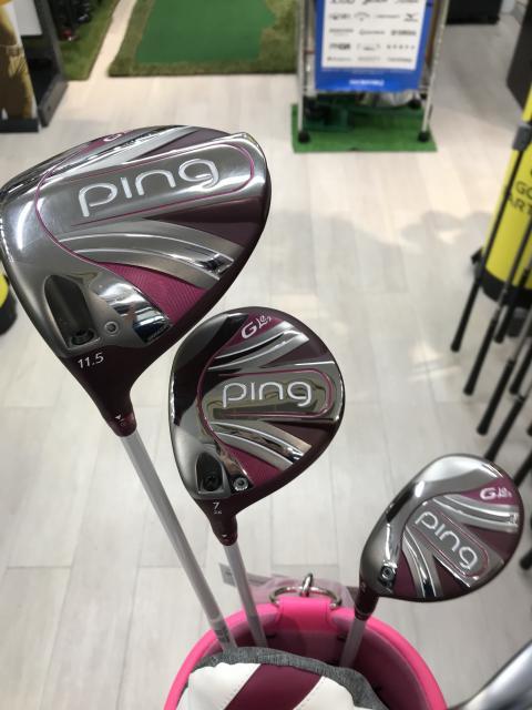 ピン オールG Le3 レフティ 8本セット レディースゴルフ 初心者 現行品