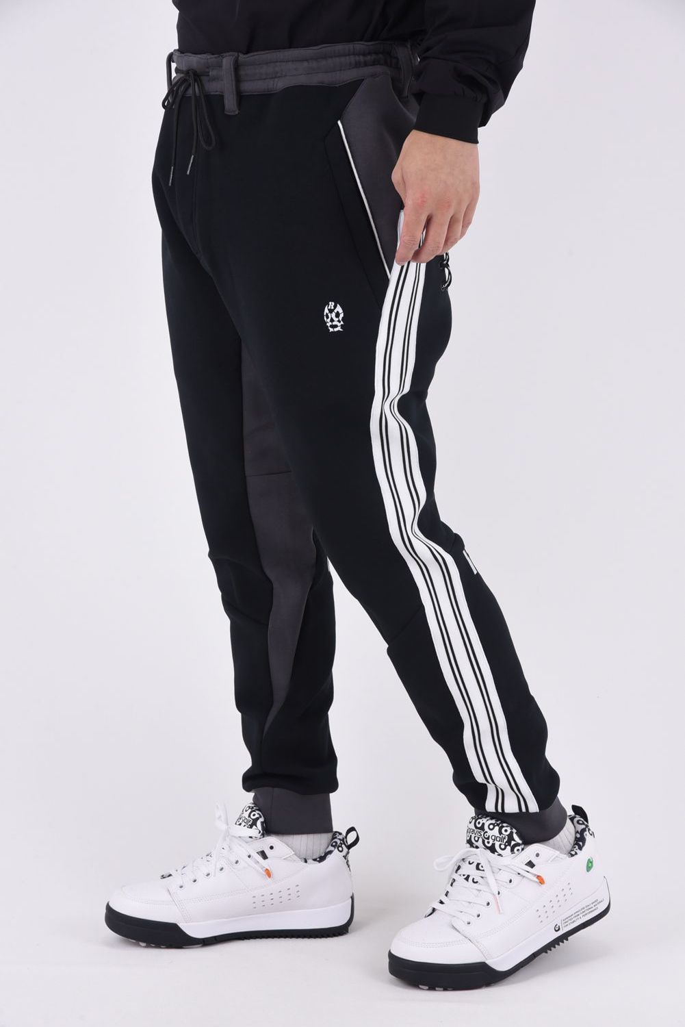 RUSSELUNO - JERSEY PANTS / ロングパンツ (ブラック) | GOSSIP GOLF