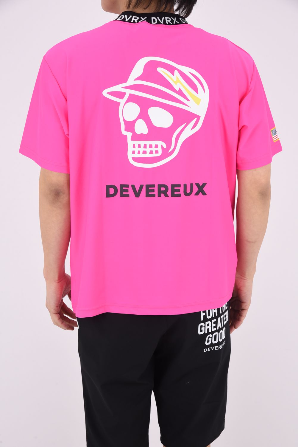 DEVEREUX GOLF - 【25SS】 DVRX RIB MOCK SKULL CADDIE TEE / 発泡ロゴ