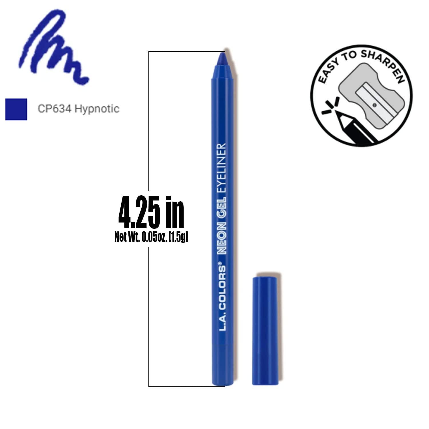 LA Colors Neon Gel Eyeliner in Hypnotic + Free Zipper Bag | Long