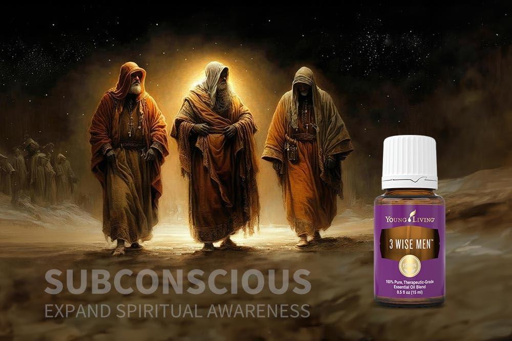 Young Living 3 Wise Men Essential Oil Blend - 15ml for Peaceful