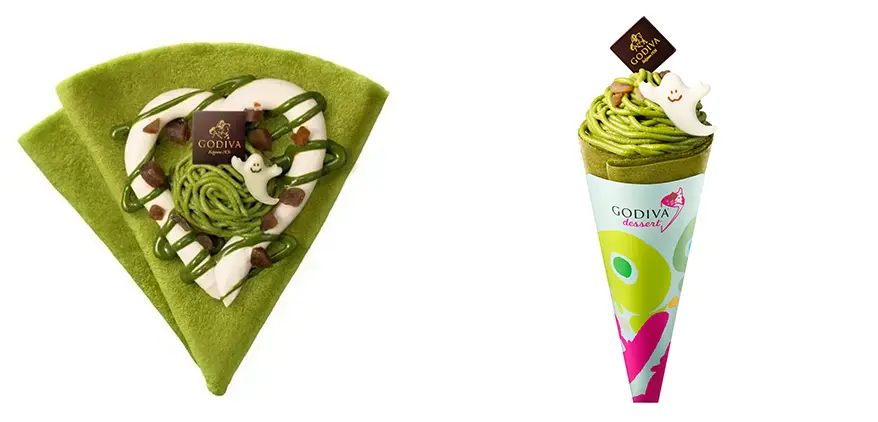 クレープ 抹茶モンブラン」｜GODIVA
