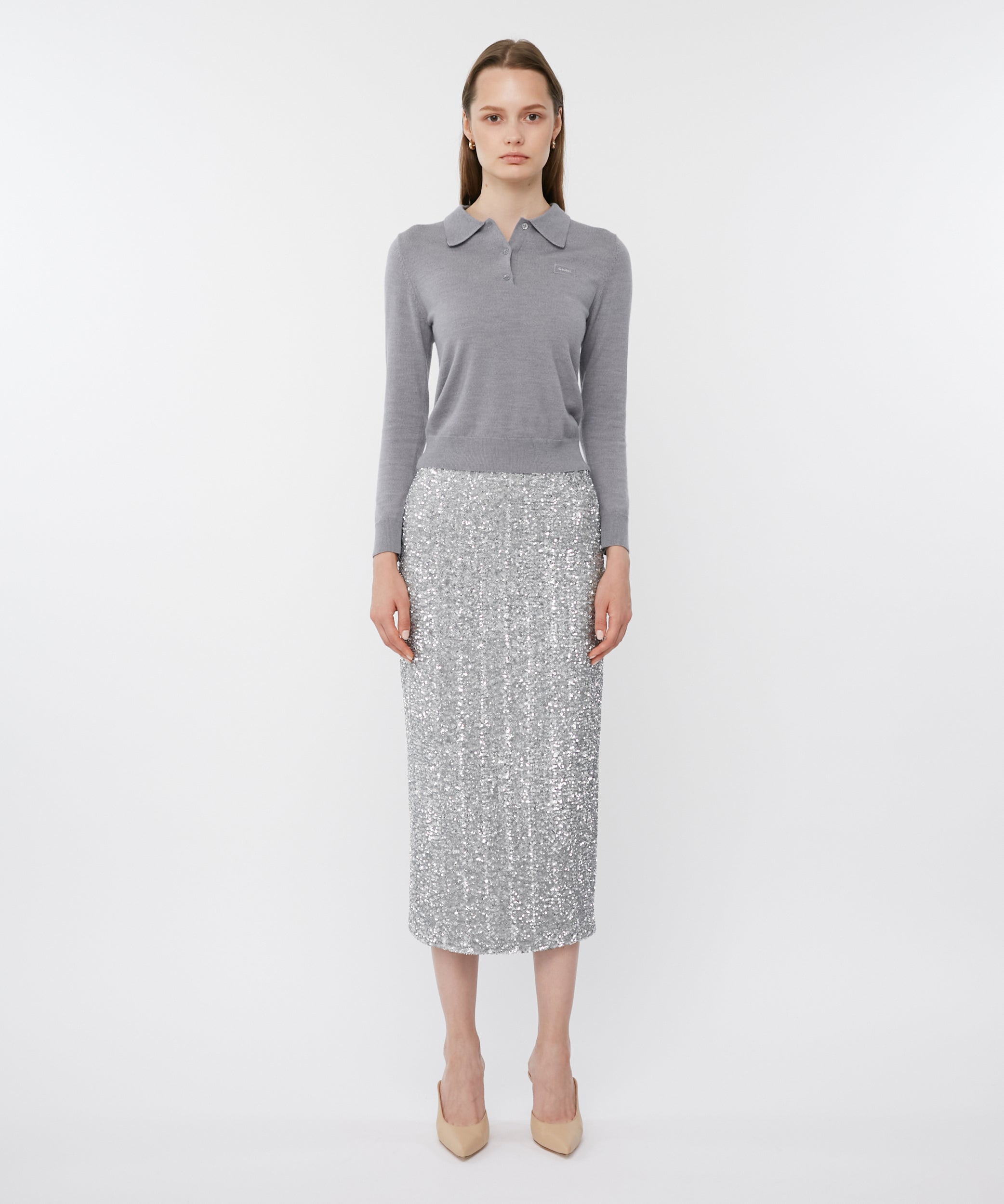 Kanon Logo Polo Knit | Gajess