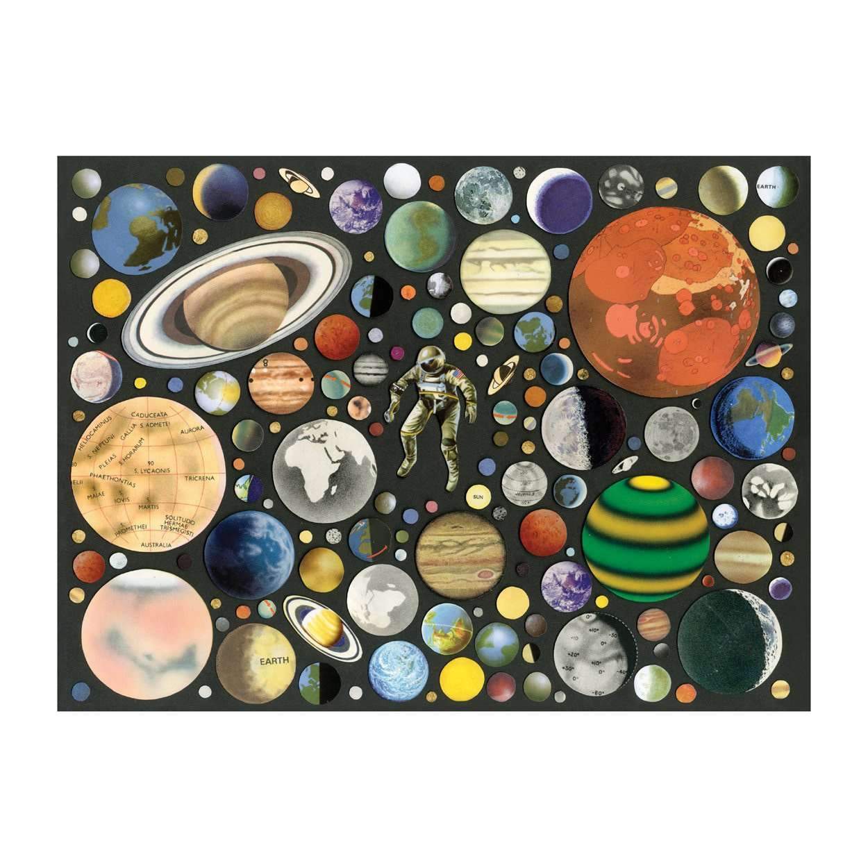 Zero Gravity 1000 Piece Puzzle With Shaped Pieces | Galison