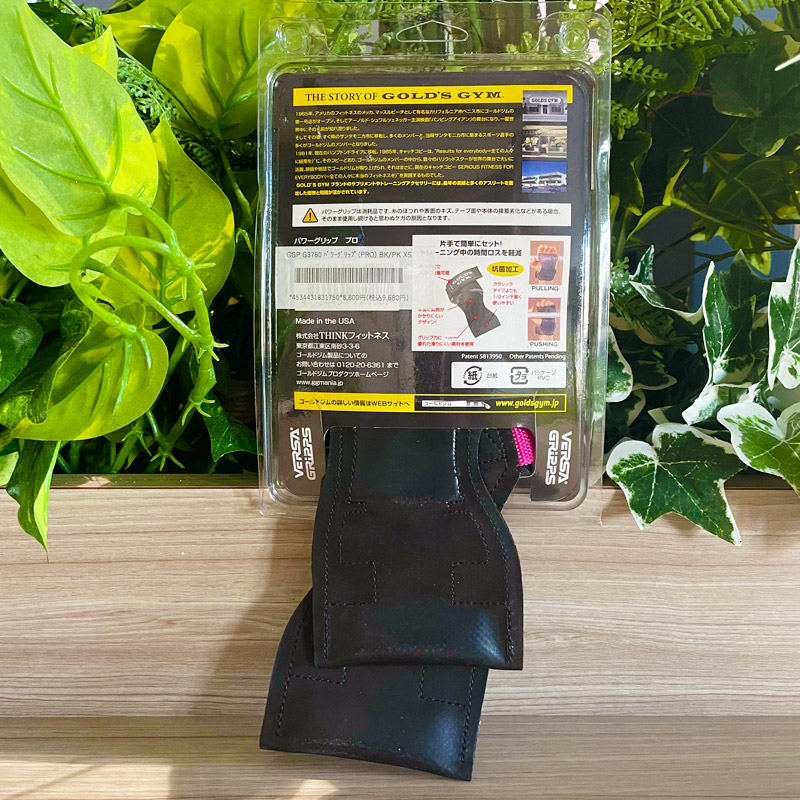 GOLD'S GYM(ゴールドジム) パワーグリップ PRO ピンク XSサイズ | 東北