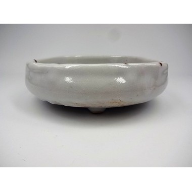 茶道具・古道具・菓子器・志野焼・志野菓子鉢(足付) 茶道具・古道具